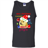 Christmas Doge Meme Shirts Funny Santa Shiba Inu Dog - Tank Top