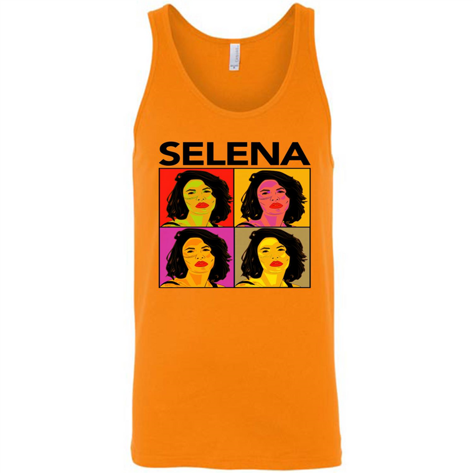 Selena Quintanilla Pop Art - Canvas Unisex Tank