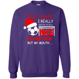 Dear Santa I Really Did Try To Be A Nice Soccer Mom Sweatshirt - Sweatshirt