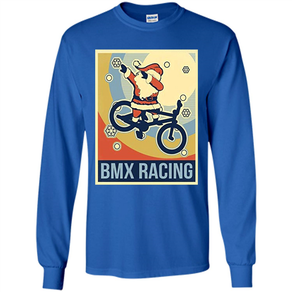 bmx racing dabbing Santa Christmas