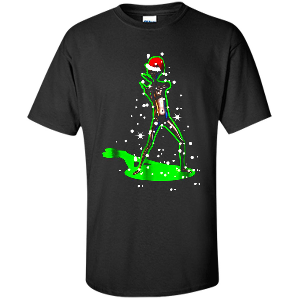 Santa Hat Christmas-Howard The Alien Ladies' Boyfriend