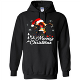 Mooey Christmas Cow Santa Christmas Lover Lights Sweatshirt - Hoodie