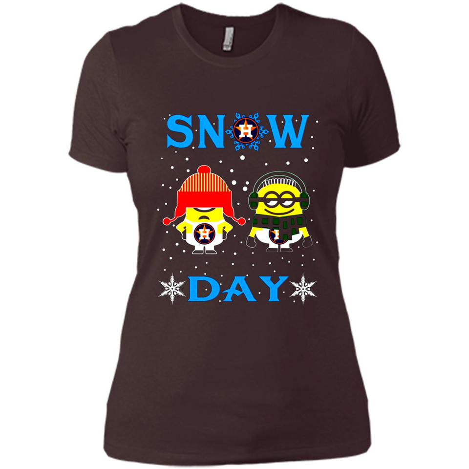 Snow Day Shirt For Houston Astros Vs Minion Fans pingpong