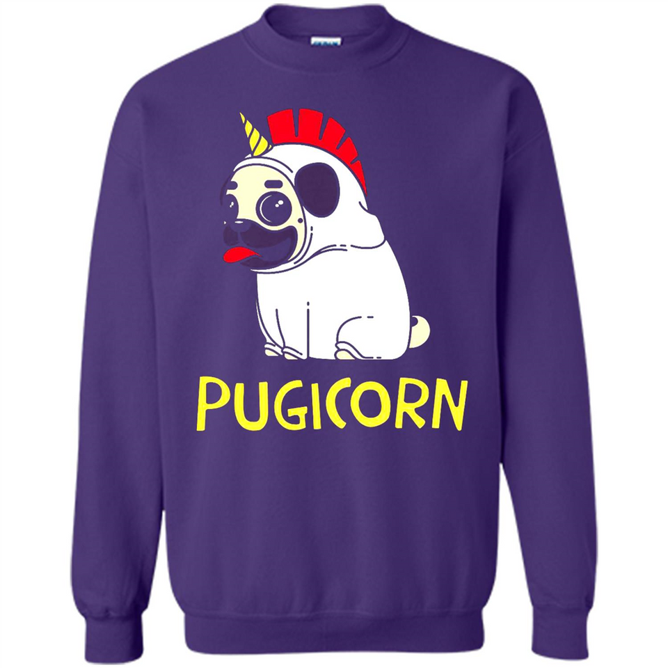 Pugicorn Pug Unicorn Funny Shirt PINGPONG - Sweatshirt