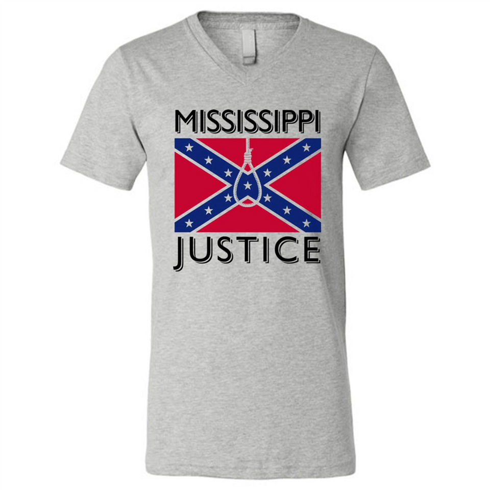 Mississippi Justice - Canvas Unisex V-Neck