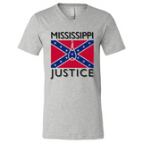 Mississippi Justice - Canvas Unisex V-Neck
