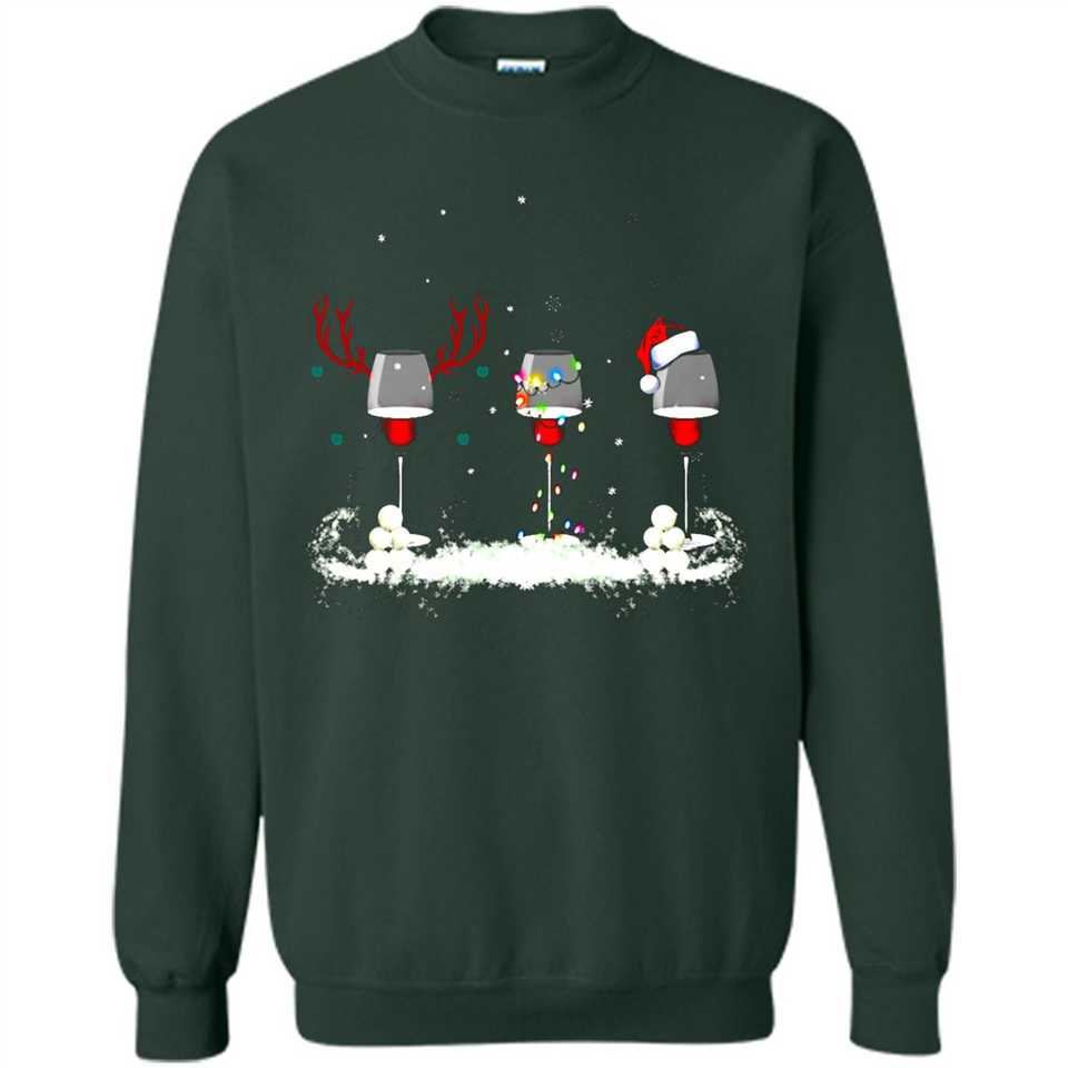 Christmas Red Wine - Merry Xmas T-Shirt - Sweatshirt