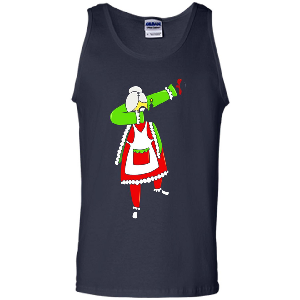 Funny Dabbing Mrs. Santa Claus Christmas Dab - Tank Top