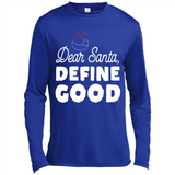 Dear Santa Define Good Christmas - Canvas Long Sleeve T-Shirt