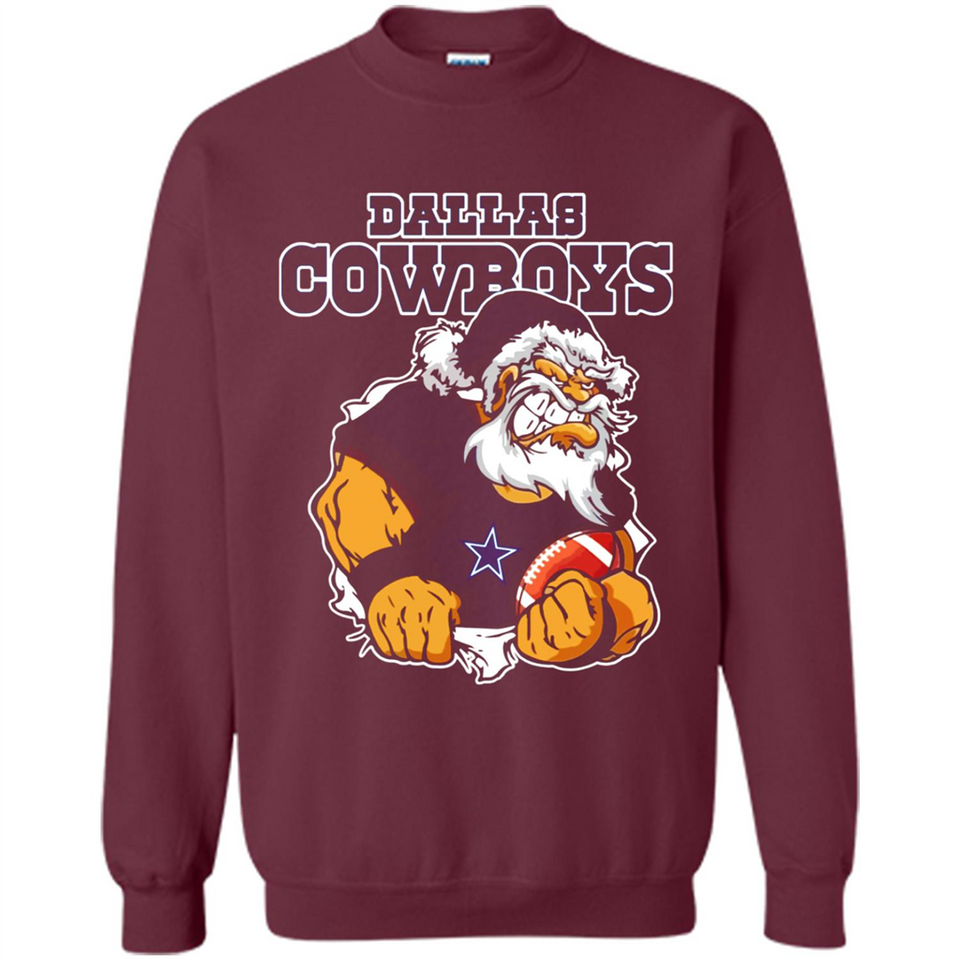 Grumpy Santa Claus Dallas Cowboys Football Team PINGPONG