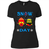 Snow Day Shirt For Los Angeles Angels Vs Minion Fans pingpong