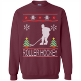 roller hockey Christmas ugly