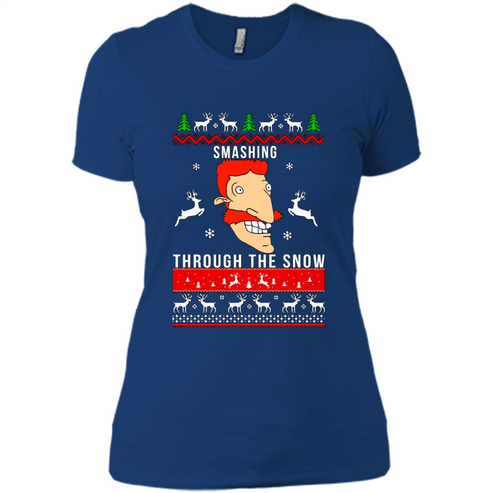 Nigel Thornberry Smashing through the snow Christmas sweatshirt PINGPONG