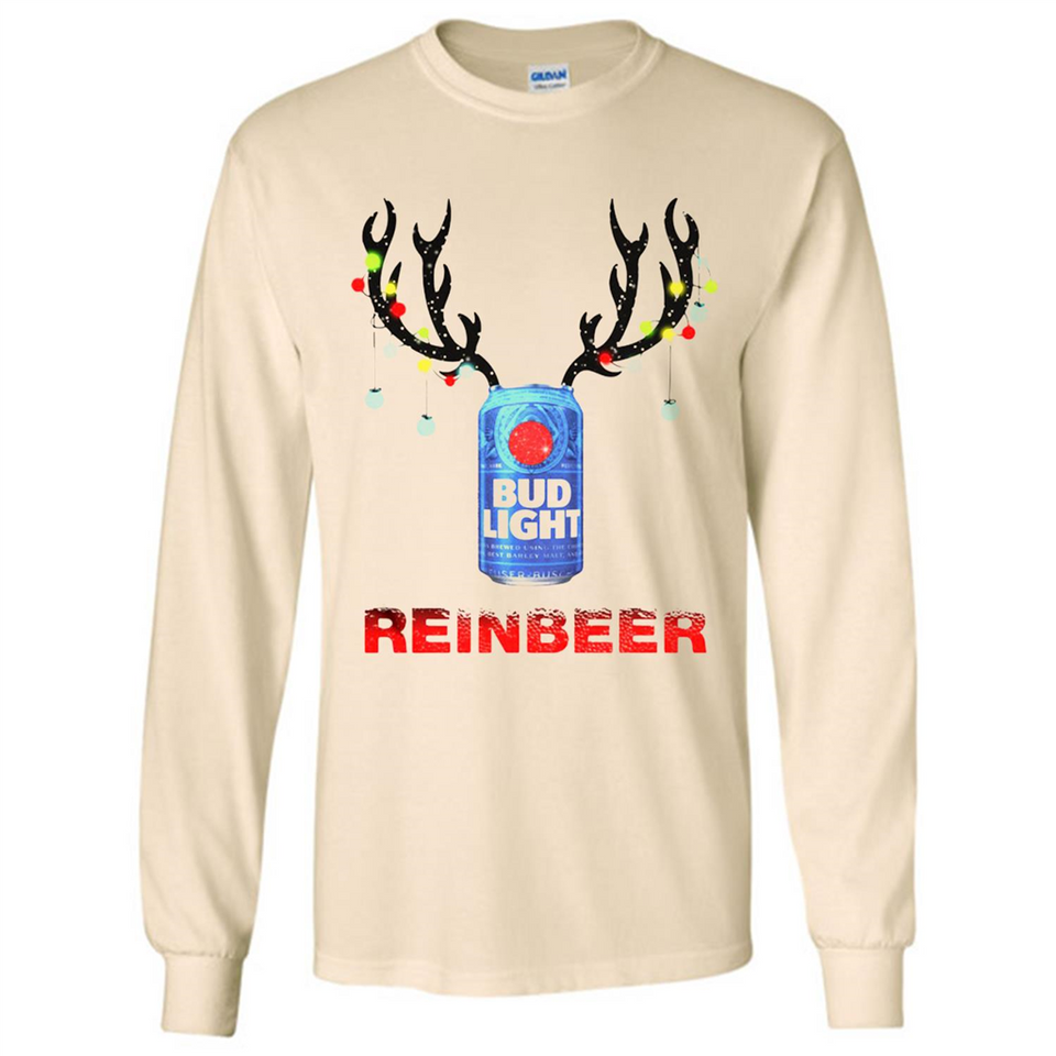 Bud light reinbeer Christmas - Long Sleeve T-Shirt