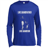 Chicago White Sox GrandFather Like GrandSon - Canvas Long Sleeve T-Shirt