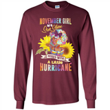 November Girls Sunflower - Long Sleeve T-Shirt