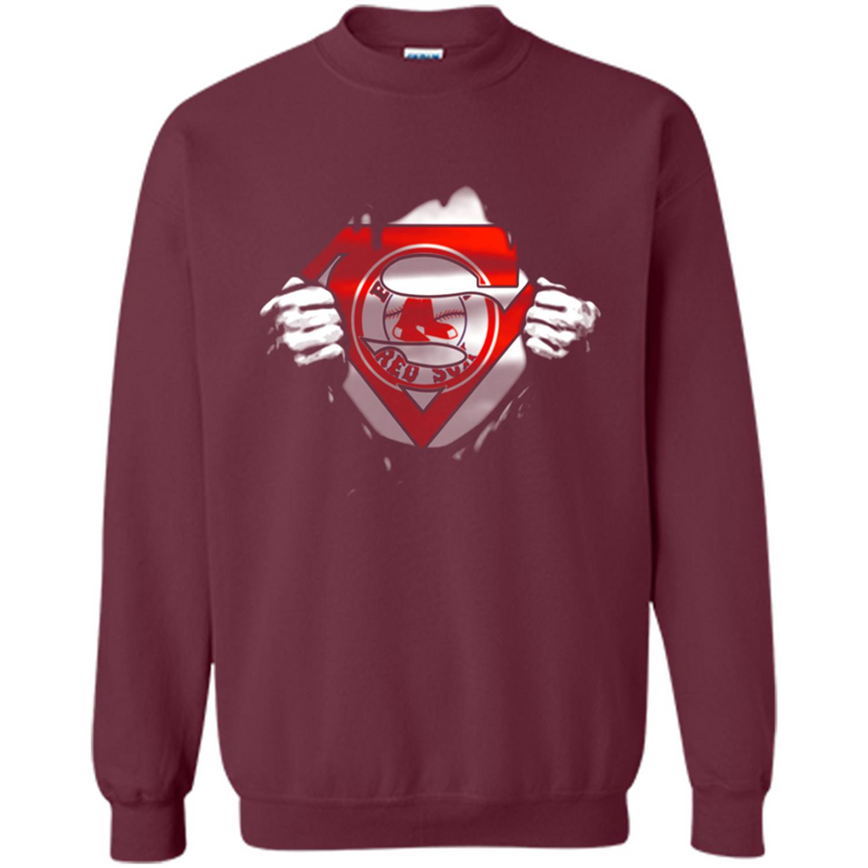 Boston Red Sox And Superman Fans - Sweatshirt