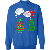 Fir Loves Christmas Tree Funny Undecorated Joke - Sweatshirt