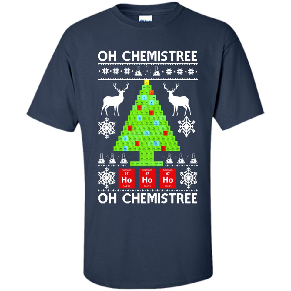 Oh Chemistree, Oh Chemistree Christmas Ugly Sweater - Shirt