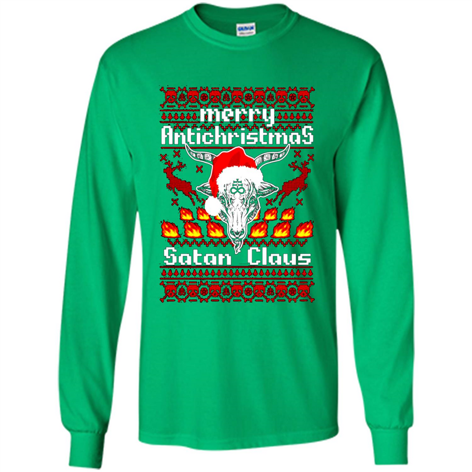 Merry Antichristmas Satan Claus Christmas sweater Sweater PINGPONG