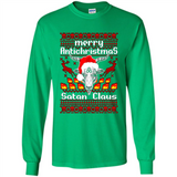 Merry Antichristmas Satan Claus Christmas sweater Sweater PINGPONG