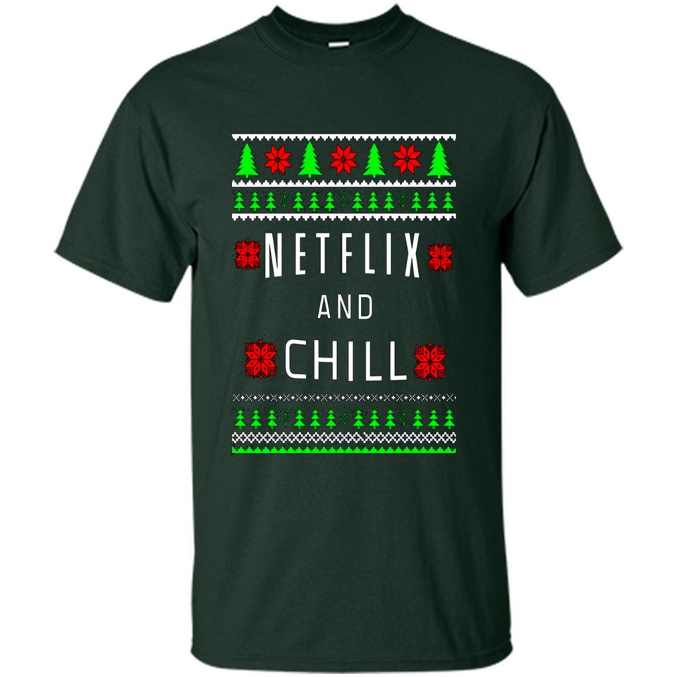 Netflix And Chill Christmas sweater PINGPONG