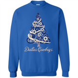 Dallas Cowboys NFL Football Team Logo Christmas Tree T-Shirt - Sweatshirt
