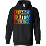 Retro Straight Outta 1983 35 Years Old - Hoodie