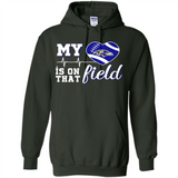 Baltimore Ravens Football My Heart is on that Field - Hoodie