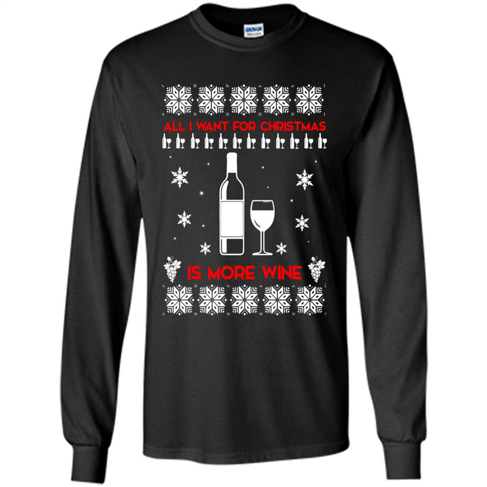 All I Want For Christmas is Wine Ugly sweater PINGPONG
