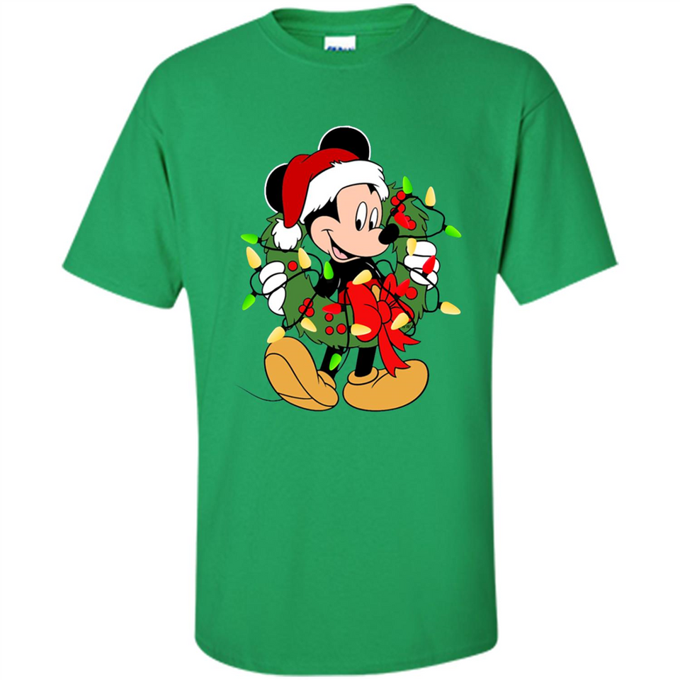 Disney Mickey Mouse Christmas Lights Sweatshirt - Shirt