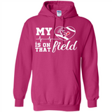 Houston Texans Football My Heart is on that Field - Hoodie