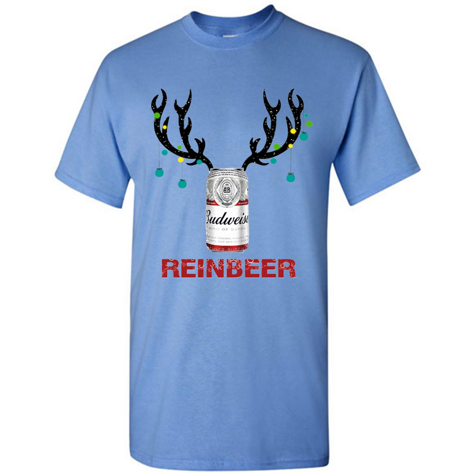 Budweiser Reinbeer Funny Beer Reindeer Christmas Sweatshirt - Shirt