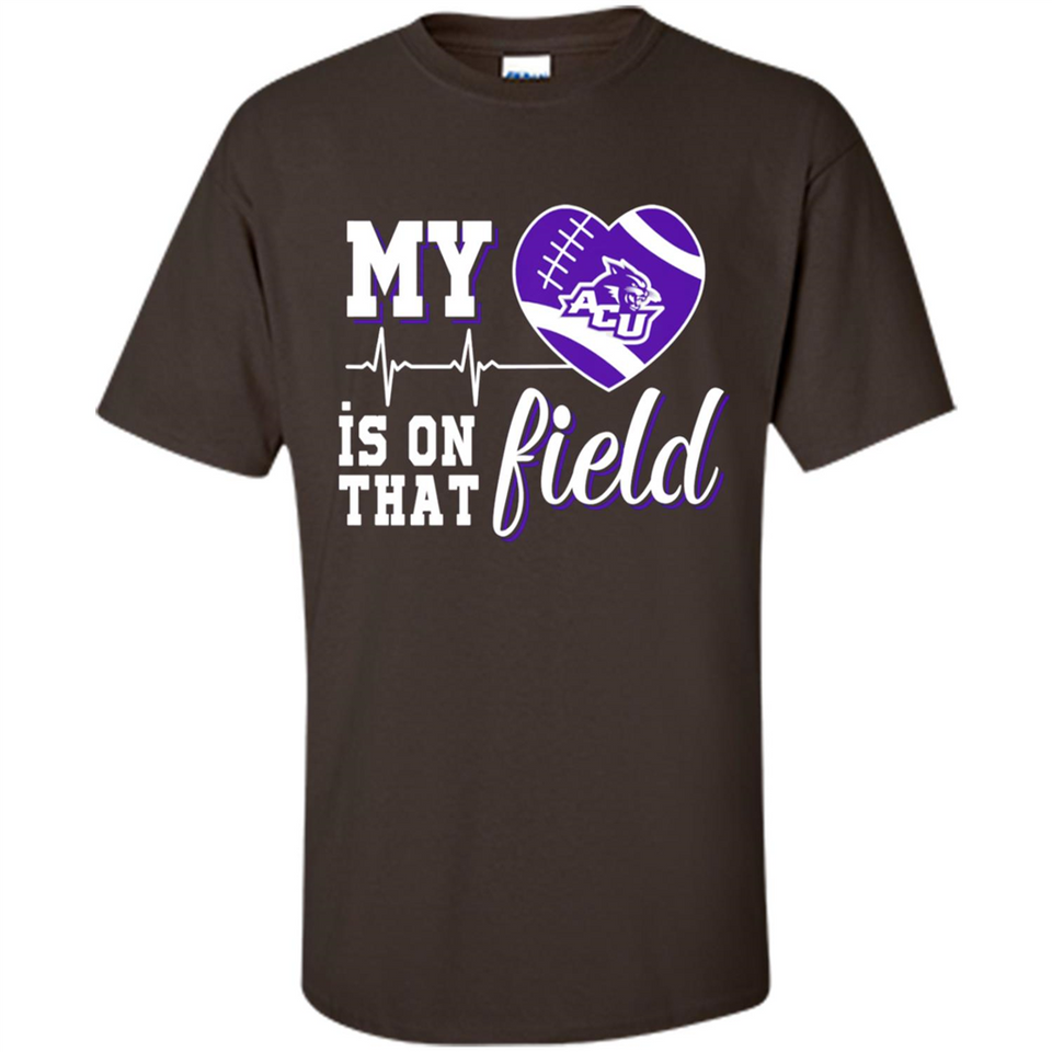 Abilene Christian Wildcats Football My Heart is on that Field - Shirt