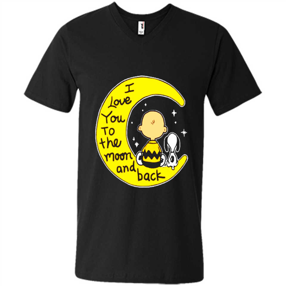 I LOVE YOU TO THE MOON AND BLACK CHARLIE BROWN AND SNOOPY