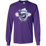 Tennessee Titans And Superman Fans - Long Sleeve T-Shirt