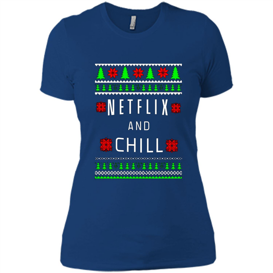 Netflix And Chill Christmas sweater PINGPONG