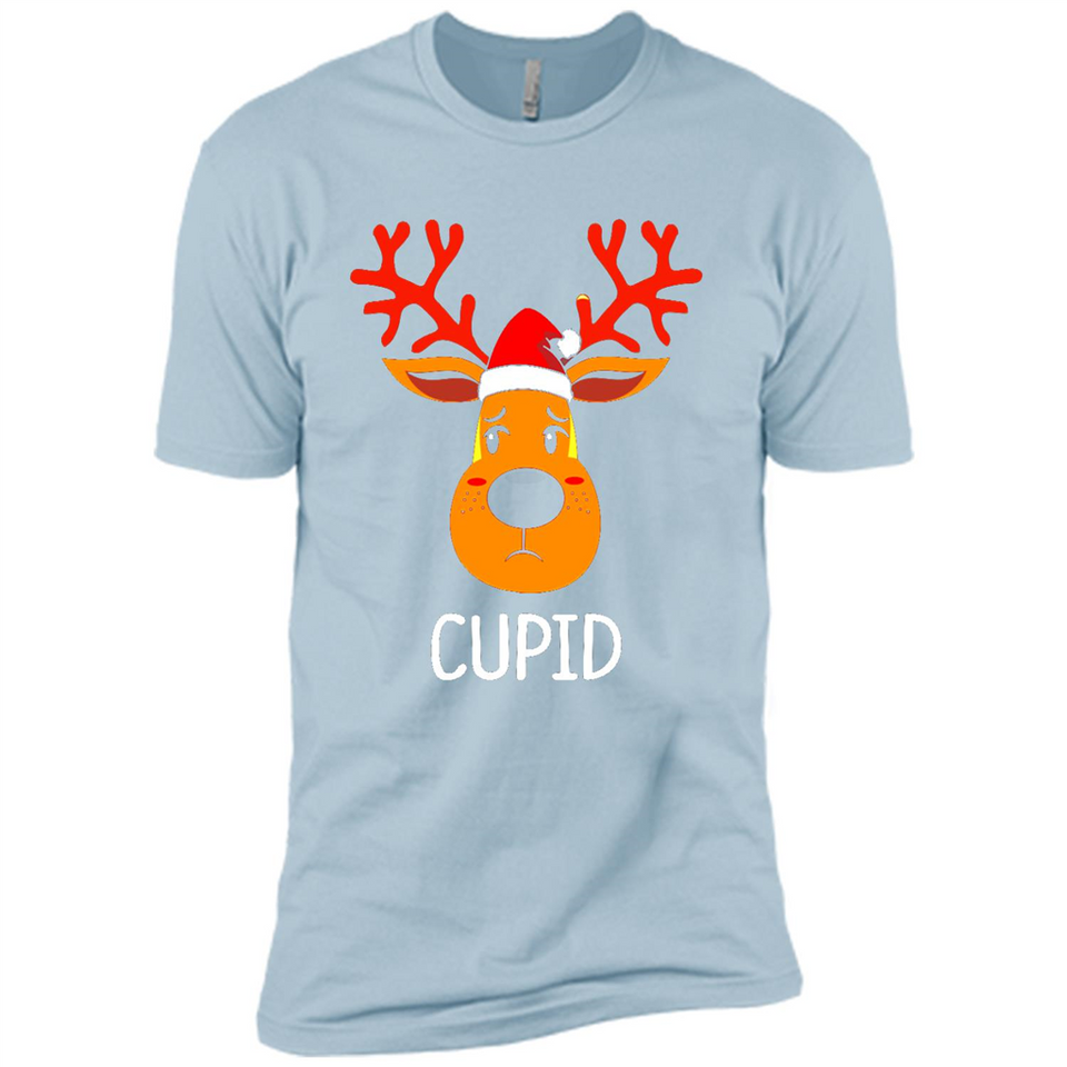 Cupid Santa Claus Funny Xmas Holiday T-Shirt - Premium Short Sleeve T-Shirt