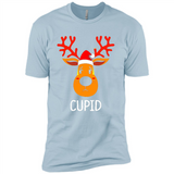 Cupid Santa Claus Funny Xmas Holiday T-Shirt - Premium Short Sleeve T-Shirt