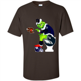 Los Angeles Rams Toilet Grinch Santa Claus Football Fan PINGPONG