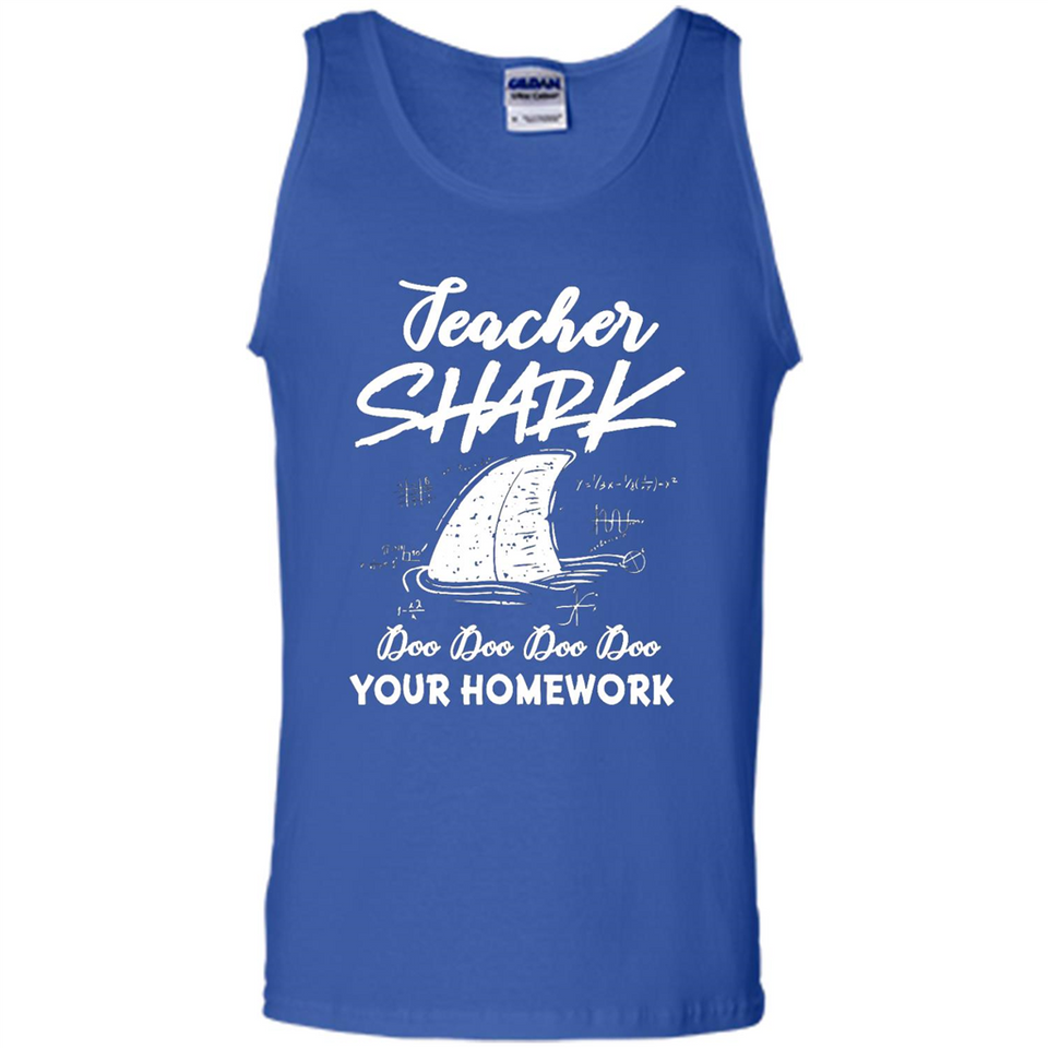 Teacher Shark Doo Doo Doo Your Homework Shirt Ladies' Boyfriend