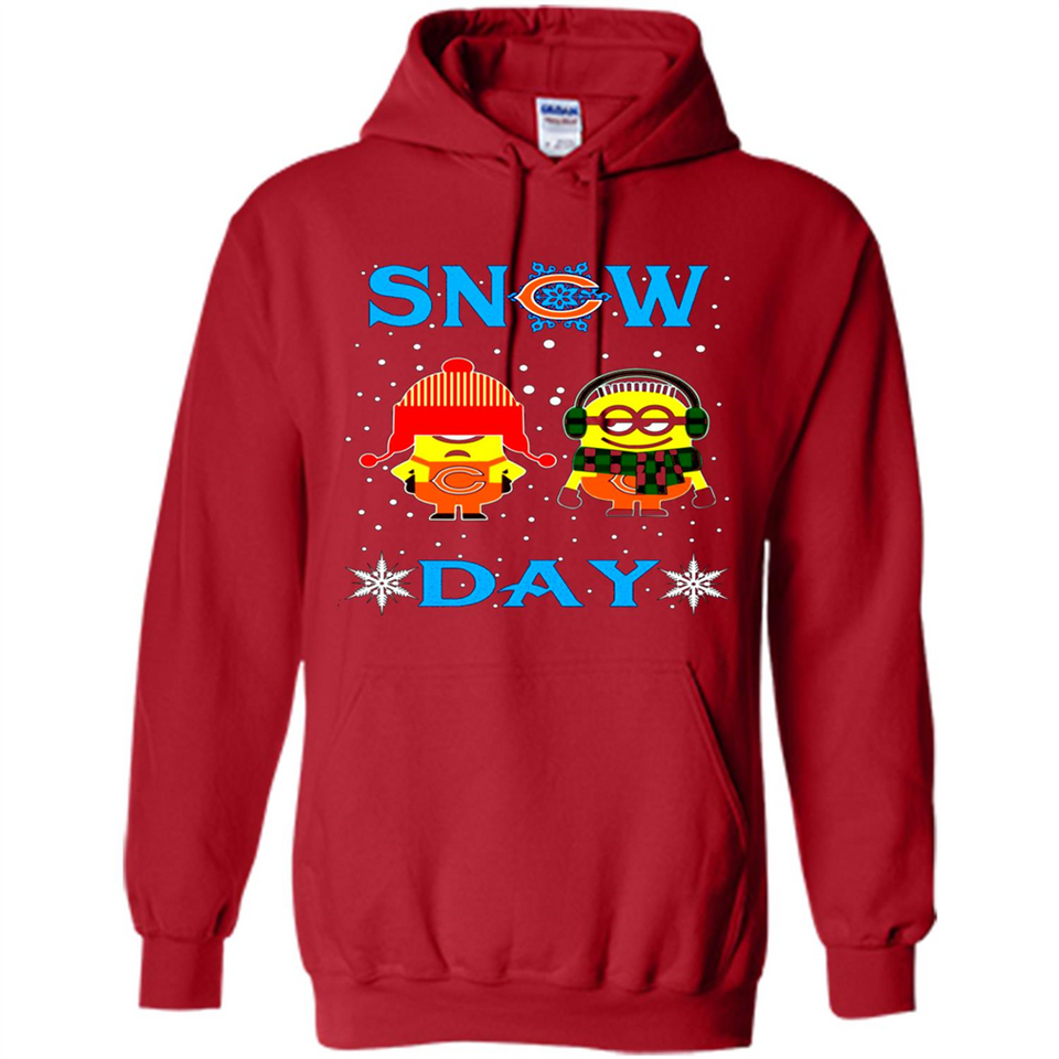 Snow Day Shirt For Chicago Bears Vs Minion Fans pingpong