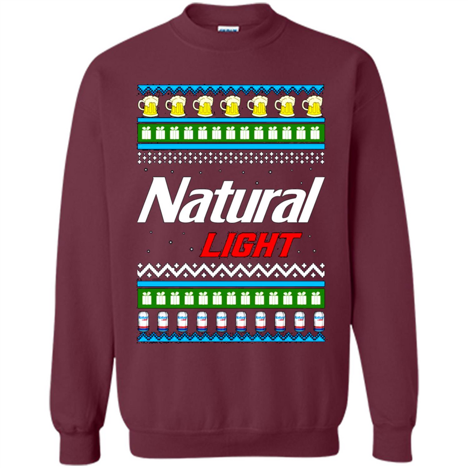 Natural light Christmas sweater PINGPONG