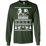 Puro Pinche Raiders Ugly Christmas Sweater - Long Sleeve T-Shirt