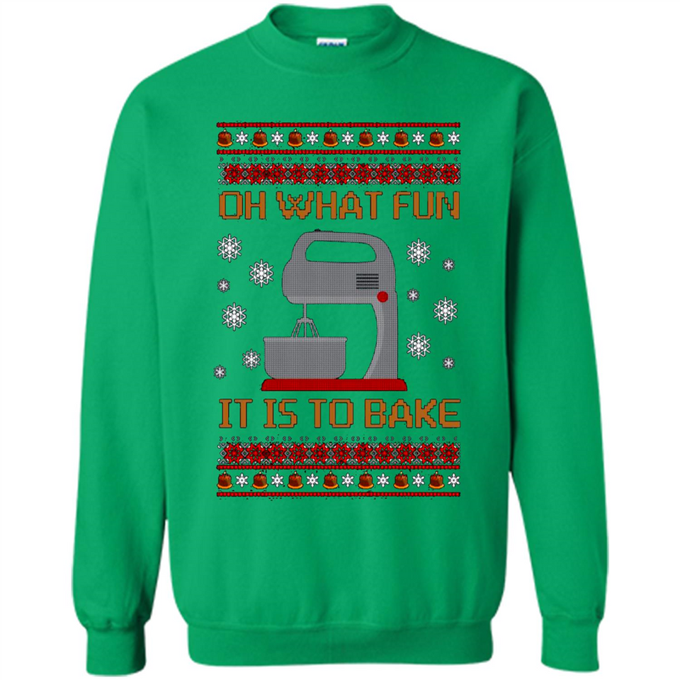 Oh What Fun It Is To Bake Ugly Christmas sweater Sweater PINGPONG