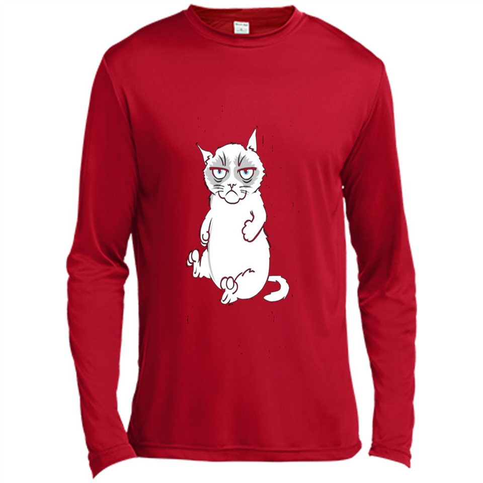 annoyed kitty touchy kitty grouchy ball of fur noody kitty PING PONG