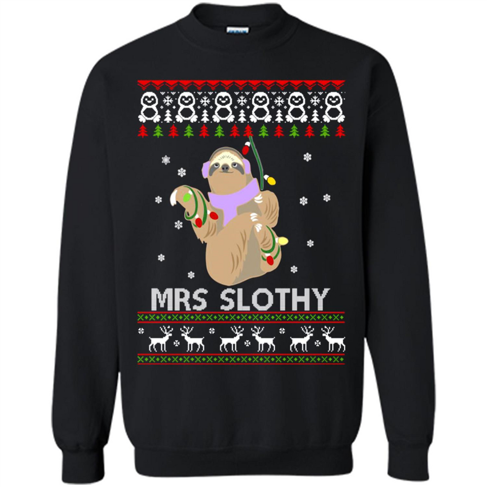 Mrs Slothy Christmas - Sweatshirt