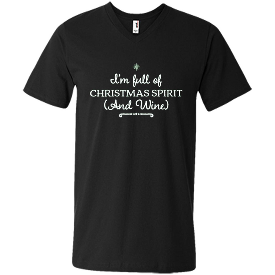 Christmas Tshirt for Women - Christmas Wine