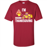 I'm Digging Thanksgiving Cute Turkey Tractor