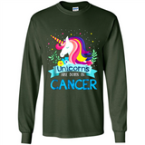 Unicorns are born in Cancer Birthday Rainbow Gift Custom Ultra Cotton